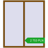 Pricing Tilt-and-Turn 1470x1670 mm REHAU ENERGY-SAVING SYNEGO MD GOLDEN OAK two-sided. Price: 2 752.68 PLN