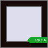 Pricing Tilt-and-Turn 400x400 mm REHAU OPTIMUM EURO-DESIGN 70 BLACK_BROWN two-sided. Price: 205.82 PLN