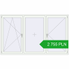 Pricing Tilt-and-Turn 2420x1420 mm REHAU OPTIMUM EURO-DESIGN 70 RAL 9016 Traffic white two-sided. Price: 2 754.54 PLN
