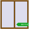 Pricing Tilt-and-Turn 1230x1250 mm REHAU OPTIMUM EURO-DESIGN 70 GOLDEN OAK two-sided. Price: 860,06 zł