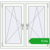 Pricing Tilt-and-Turn 1005x965 mm REHAU ENERGY-SAVING SYNEGO MD CHOCOLATE_BROWN external. Price: 345,75 €