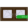 Ustalenie cen Okna skrzydłowe 990x500 mm REHAU OPTIMUM EURO-DESIGN 70 DARK_OAK dwustronny. Cena: 1010,26 zł
