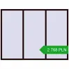 Pricing Tilt-and-Turn 2400x1800 mm REHAU OPTIMUM EURO-DESIGN 70 CHOCOLATE_BROWN two-sided. Price: 2 768.23 PLN