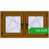 Ustalenie cen Okna skrzydłowe 990x545 mm EPSILON OPTIMA GOLDEN OAK dwustronny. Cena: 125.49 EUR