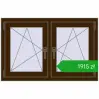 Pricing Tilt-and-Turn 1050x680 mm REHAU ENERGY-SAVING SYNEGO MD DARK_OAK two-sided. Price: 1914,71 zł