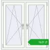 Pricing Tilt-and-Turn 1065x1100 mm REHAU ENERGY-SAVING SYNEGO MD BLACK_BROWN external. Price: 1630,56 zł