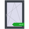 Ustalenie cen Okna skrzydłowe 900x1310 mm KORSA OPTIMUM REHAU EURO 70. Cena: 445,55 €