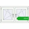 Ustalenie cen Okna skrzydłowe 990x575 mm REHAU OPTIMUM EURO-DESIGN 70 DARK_OAK zewnętrzny. Cena: 212,77 €