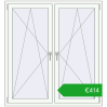 Ustalenie cen Okna skrzydłowe 1350x1460 mm REHAU ENERGY-SAVING SYNEGO MD RAL 9016 Traffic white dwustronny. Cena: 413,68 €