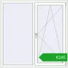 Pricing Tilt-and-Turn 1500x1500 mm EPSILON OPTIMA GOLDEN OAK external. Price: 244,88 €