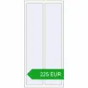 Pricing Tilt-and-Turn 852x1855 mm REHAU OPTIMUM EURO-DESIGN 70 RAL 9016 Traffic white two-sided. Price: 224.97 EUR