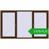 Pricing Tilt-and-Turn 2400x1400 mm REHAU OPTIMUM EURO-DESIGN 70 DARK_OAK two-sided. Price: 3 678.85 PLN