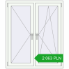 Pricing Tilt-and-Turn 1100x1300 mm REHAU ENERGY-SAVING SYNEGO MD RAL 9016 Traffic white two-sided. Price: 2 062.75 PLN