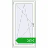 Ustalenie cen Okna skrzydłowe 730x1473 mm REHAU ENERGY-SAVING SYNEGO MD RAL 9016 Traffic white dwustronny. Cena: 263,29 €