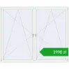 Pricing Tilt-and-Turn 2700x2200 mm REHAU OPTIMUM EURO-DESIGN 70 RAL 9016 Traffic white two-sided. Price: 3997,75 zł