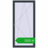 Ustalenie cen Okna skrzydłowe 1100x2300 mm REHAU ENERGY-SAVING SYNEGO MD ANTHRACITE_GREY_STRUKTURAL dwustronny. Cena: 2519,79 zł
