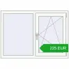 Pricing Tilt-and-Turn 1240x870 mm REHAU OPTIMUM EURO-DESIGN 70 RAL 9016 Traffic white two-sided. Price: 224.93 EUR