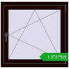 Pricing Tilt-and-Turn 880x850 mm REHAU ENERGY-SAVING SYNEGO MD CHOCOLATE_BROWN two-sided. Price: 1 373.45 PLN