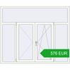 Pricing Tilt-and-Turn 1800x1500 mm REHAU OPTIMUM EURO-DESIGN 70 RAL 9016 Traffic white two-sided. Price: 576.19 EUR