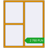 Pricing Tilt-and-Turn 1300x1500 mm ALU STANDARD 72 RAL 1006 Maize yellow two-sided. Price: 2 760.27 PLN
