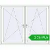 Pricing Tilt-and-Turn 1720x1400 mm REHAU OPTIMUM EURO-DESIGN 70 RAL 9016 Traffic white two-sided. Price: 2 034.27 PLN