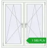 Pricing Tilt-and-Turn 1190x1260 mm REHAU OPTIMUM EURO-DESIGN 70 RAL 9016 Traffic white two-sided. Price: 1 585.48 PLN