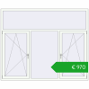 Pricing Tilt-and-Turn 2200x1800 mm REHAU OPTIMUM EURO-DESIGN 70 ANTHRACITE_GREY_STRUKTURAL external. Price: 969,72 €