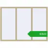 Pricing Tilt-and-Turn 2170x1570 mm ALU STANDARD 72 RAL 1000 Green beige two-sided. Price: 843,49 €