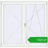 Ustalenie cen Okna skrzydłowe 1500x1460 mm REHAU OPTIMUM EURO-DESIGN 70 RAL 9016 Traffic white dwustronny. Cena: 1419,91 zł