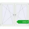 Pricing Tilt-and-Turn 1695x1385 mm REHAU ENERGY-SAVING SYNEGO MD DARK_OAK external. Price: 2252,18 zł