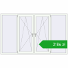 Pricing Tilt-and-Turn 2300x1400 mm REHAU OPTIMUM EURO-DESIGN 70 RAL 9016 Traffic white two-sided. Price: 2185,57 zł