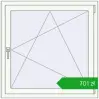 Ustalenie cen Okna rozwierne 1000x1000 mm EPSILON OPTIMA RAL 9016 Traffic white dwustronny. Cena: 701,35 zł