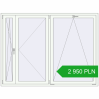 Pricing Tilt-and-Turn 2000x1500 mm REHAU OPTIMUM EURO-DESIGN 70 RAL 9016 Traffic white two-sided. Price: 2 949.52 PLN