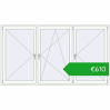 Pricing Tilt-and-Turn 2400x1350 mm REHAU OPTIMUM EURO-DESIGN 70 GOLDEN OAK external. Price: 610,48 €