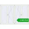 Pricing Tilt-and-Turn 2280x1600 mm REHAU ENERGY-SAVING SYNEGO MD RAL 9016 Traffic white two-sided. Price: 5 082.85 PLN