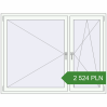 Pricing Tilt-and-Turn 1700x1300 mm REHAU ENERGY-SAVING SYNEGO MD RAL 9016 Traffic white two-sided. Price: 2 523.75 PLN