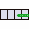 Pricing Tilt-and-Turn 3000x1100 mm REHAU OPTIMUM EURO-DESIGN 70 BLACK_BROWN two-sided. Price: 2 381.19 PLN