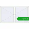Ustalenie cen Okna rozwierne 2500x1500 mm REHAU ENERGY-SAVING SYNEGO MD RAL 9016 Traffic white dwustronny. Cena: 4247,45 zł