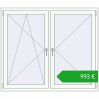 Ustalenie cen Okna skrzydłowe 1520x1300 mm KORSA BRILLANT DESIGN. Cena: 993,42 €