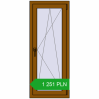 Pricing Tilt-and-Turn 550x1350 mm REHAU OPTIMUM EURO-DESIGN 70 GOLDEN OAK two-sided. Price: 1 251.27 PLN