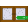 Pricing Tilt-and-Turn 1260x725 mm REHAU ENERGY-SAVING SYNEGO MD GOLDEN OAK two-sided. Price: 1688,48 zł