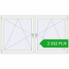 Pricing Tilt-and-Turn 1980x1120 mm REHAU OPTIMUM EURO-DESIGN 70 RAL 9016 Traffic white two-sided. Price: 2 032.03 PLN