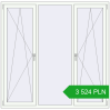 Pricing Tilt-and-Turn 1830x1800 mm REHAU ENERGY-SAVING SYNEGO MD RAL 9016 Traffic white two-sided. Price: 3 523.76 PLN