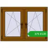 Pricing Tilt-and-Turn 1065x770 mm REHAU ENERGY-SAVING SYNEGO MD GOLDEN OAK two-sided. Price: 375.14 EUR