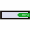 Pricing Tilt-and-Turn 1000x300 mm REHAU OPTIMUM EURO-DESIGN 70 BLACK_BROWN two-sided. Price: 360.3 PLN