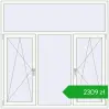 Pricing Tilt-and-Turn 1800x1800 mm REHAU OPTIMUM EURO-DESIGN 70 RAL 9016 Traffic white two-sided. Price: 2308,89 zł