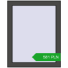 Pricing Tilt-and-Turn 560x700 mm REHAU ENERGY-SAVING SYNEGO MD BASALT_GREY two-sided. Price: 581.45 PLN