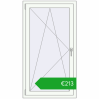 Pricing Tilt-and-Turn 780x1420 mm EPSILON OPTIMA RAL 9016 Traffic white two-sided. Price: 212,52 €