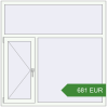 Pricing Tilt-and-Turn 1500x1500 mm KORSA OPTIMUM REHAU EURO 70. Price: 680.7 EUR