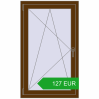 Pricing Tilt-and-Turn 750x1250 mm EPSILON OPTIMA WALNUT two-sided. Price: 127.18 EUR